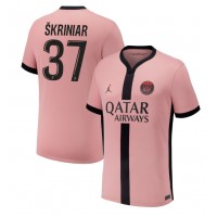 Paris Saint-Germain Milan Skriniar #37 Tretí futbalový dres 2024-25 Krátky Rukáv